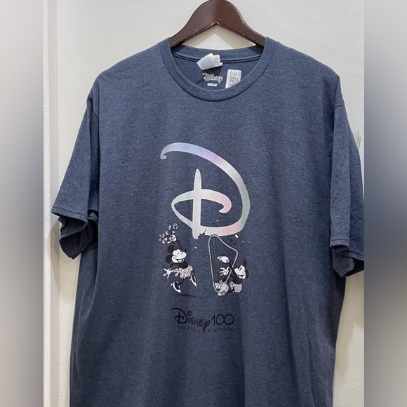 Disney Mickey and Minnie Port & Company 100th Of Wonder Celebration T-Shirt XL. - Picture 6 of 12